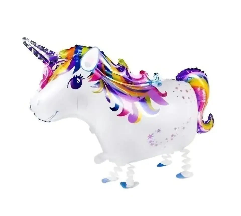 Globo metálico unicornio caminante 90 cm 1