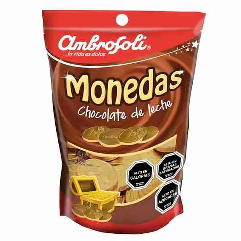 Monedas de chocolate ambrosoli