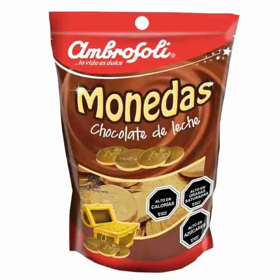 Monedas de chocolate ambrosoli 1