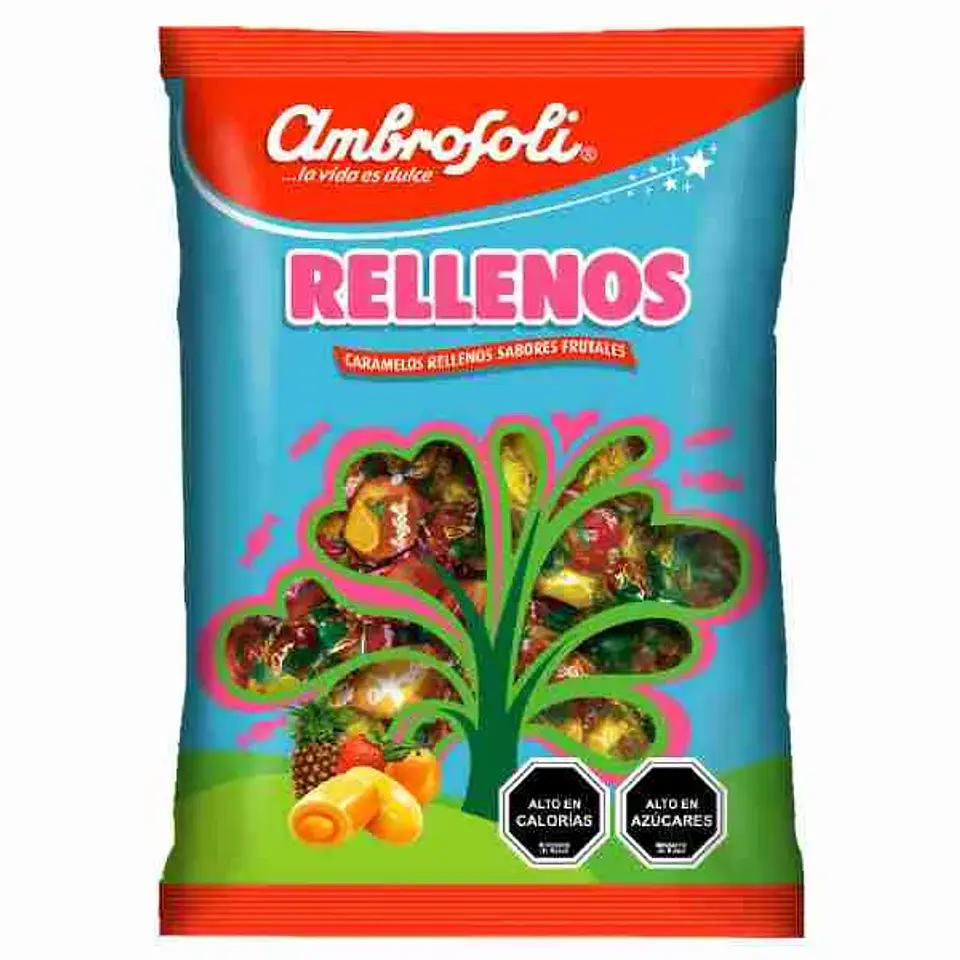 Caramelos rellenos 100 unidades ambrosoli  1
