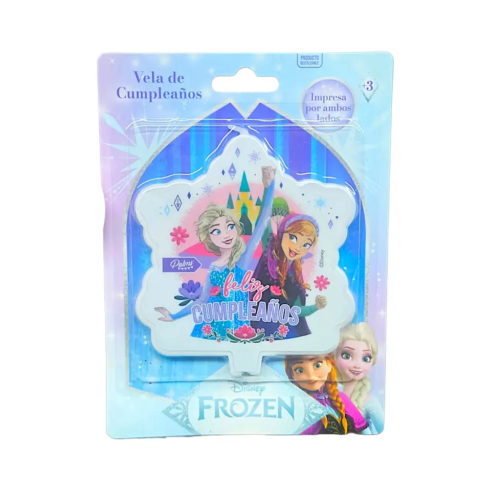 Vela de cumpleaños frozen 1
