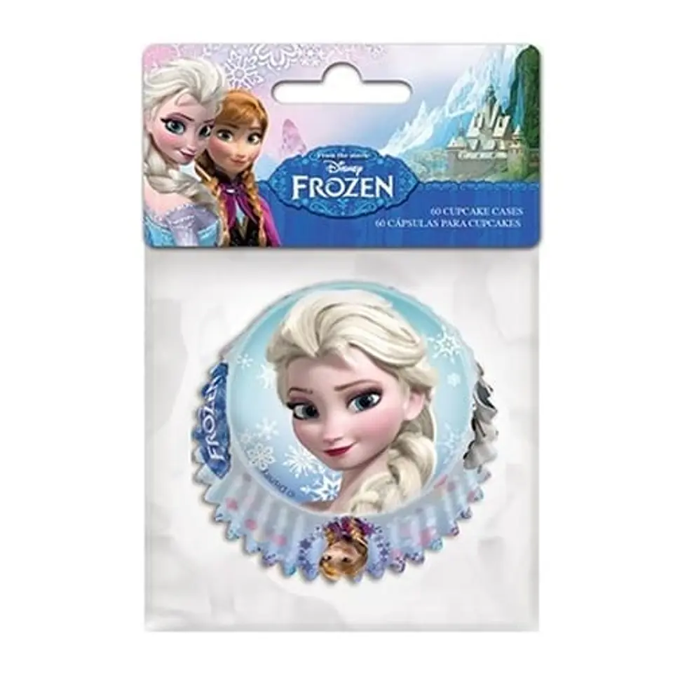 Capacillos molde para cupcake Frozen 60 unidades 1