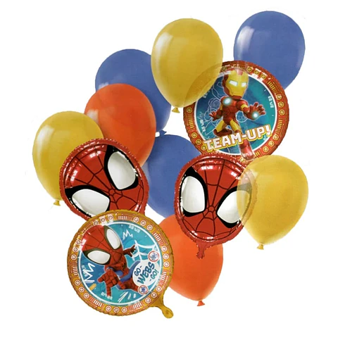 Set de globos Spidey 12 unidades
