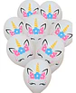 Globo látex unicornio blanco 25 unidades - Miniatura 1