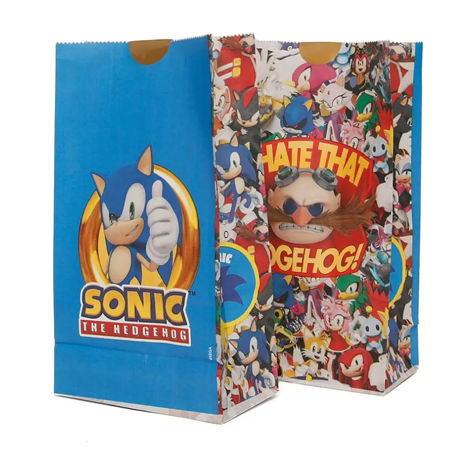 Bolsitas para cabritas Sonic 6 unidades 1
