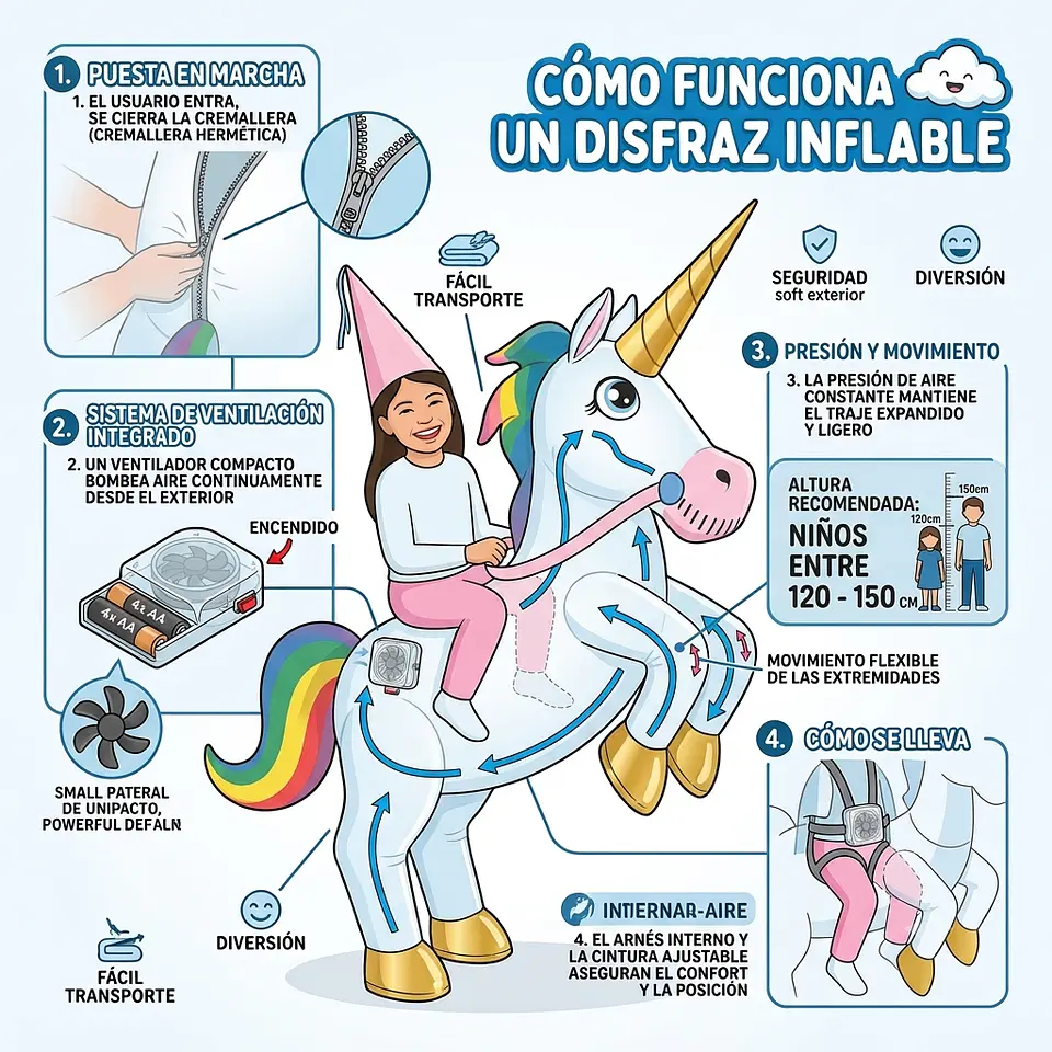 Disfraz unicornio infantil  2