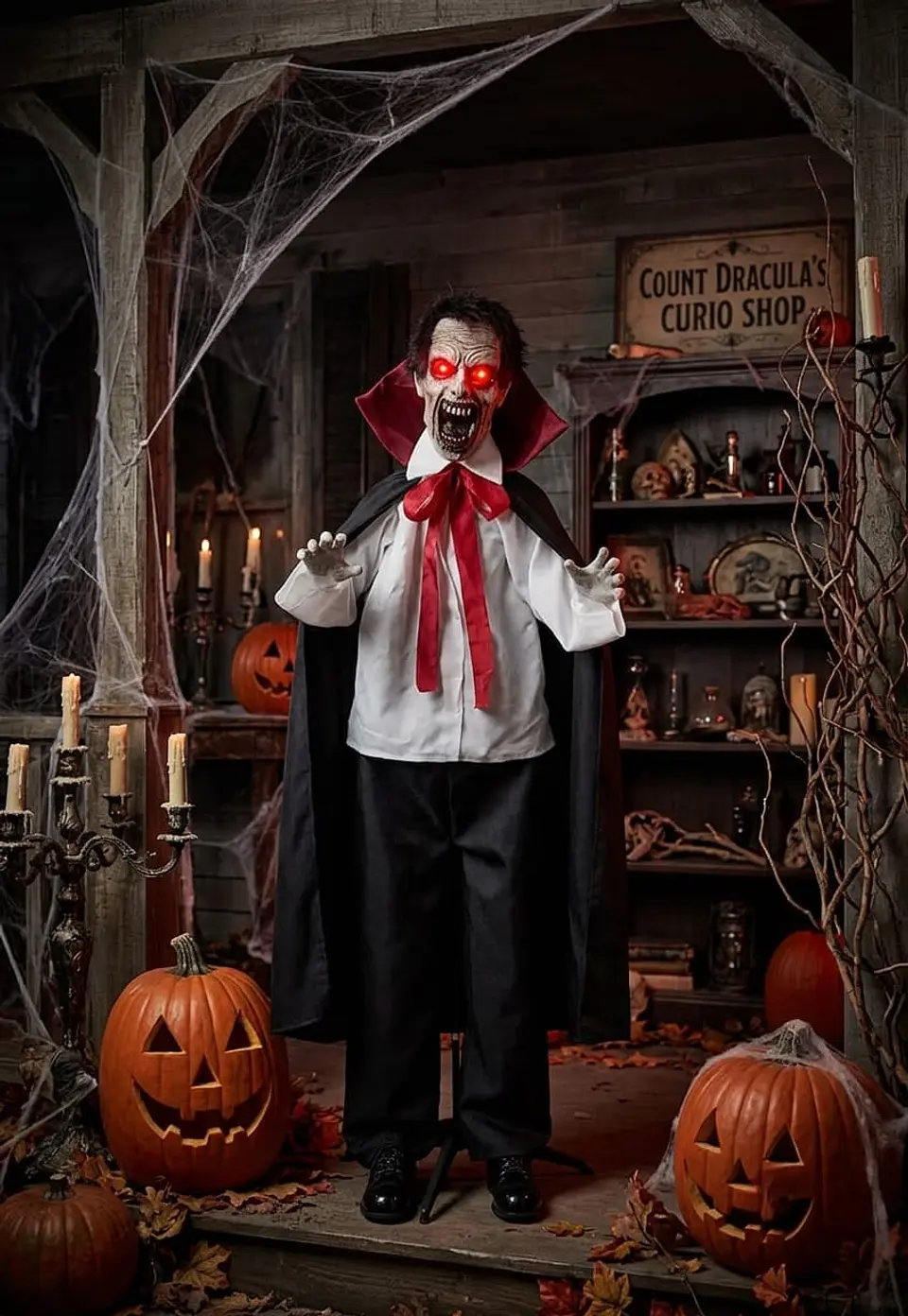 Vampiro Halloween animatronic 175 cm 2
