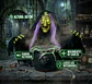 Bruja animatronic Halloween 50 cm - Miniatura 3