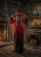 Bruja animatronic Halloween 160 cm - Miniatura 2