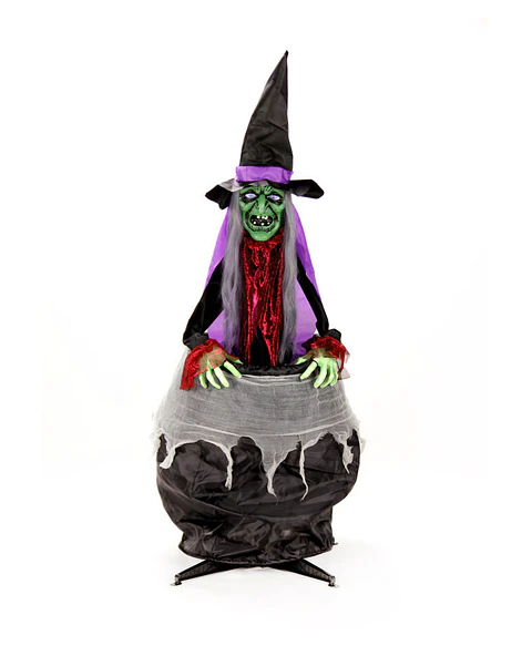 Brujita caldera animatronic 150 cm