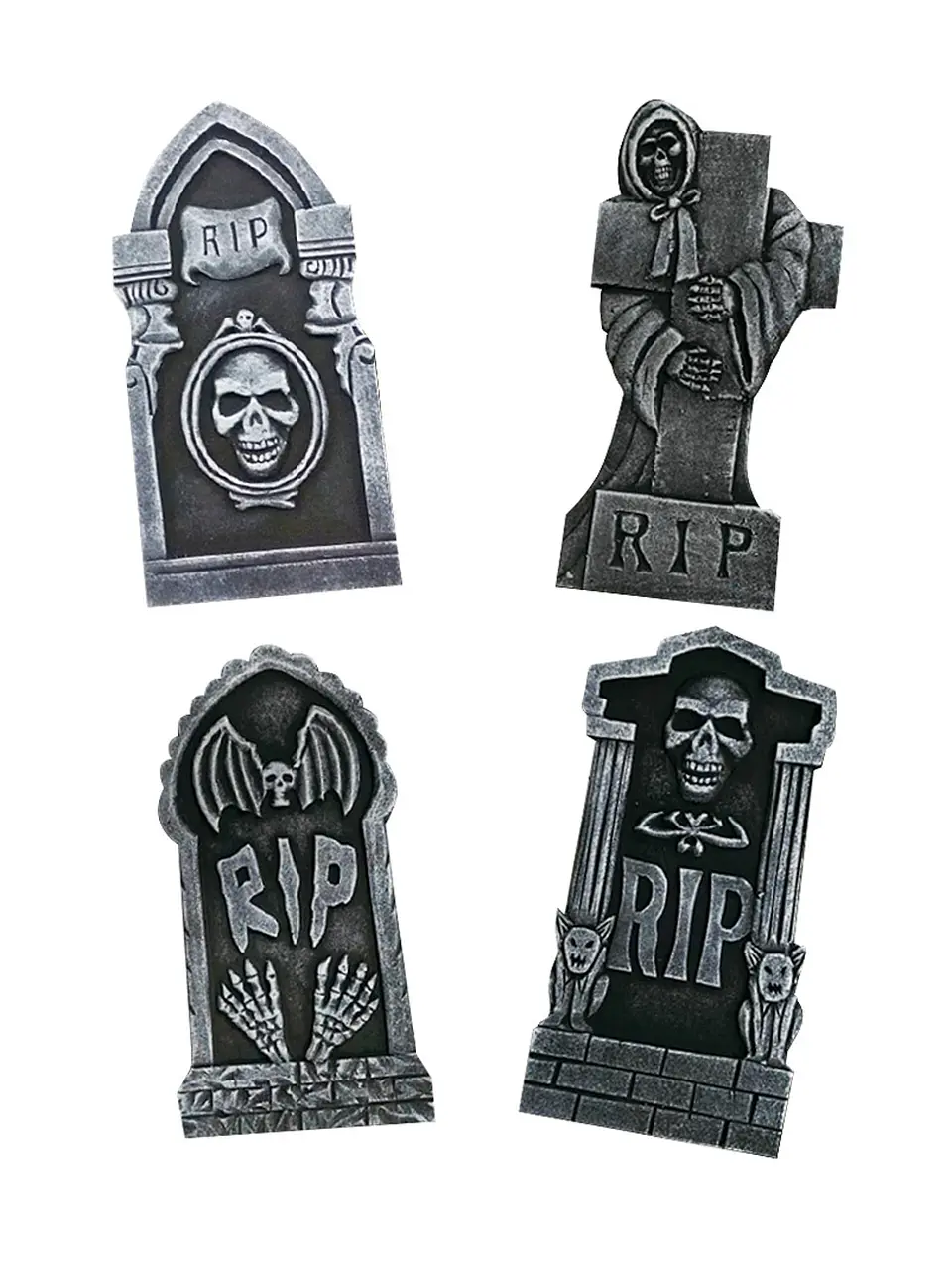 Set 4 tumbas Halloween 42 cm 1