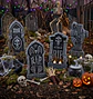Set 4 tumbas Halloween 42 cm - Miniatura 2