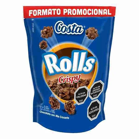 Chocolate Rolls crispy 100 gr