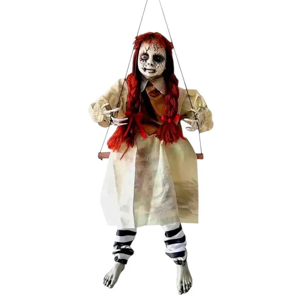 Niña poseída columpio animatronic  1