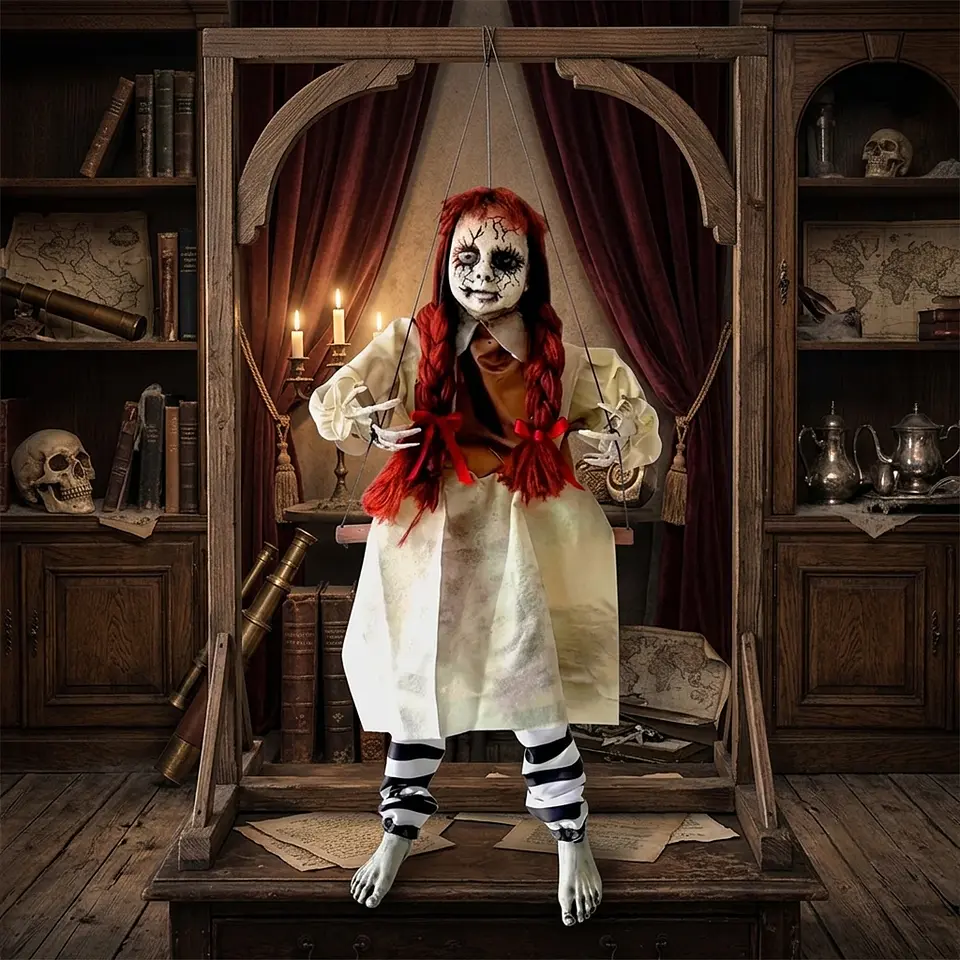 Niña poseída columpio animatronic  2