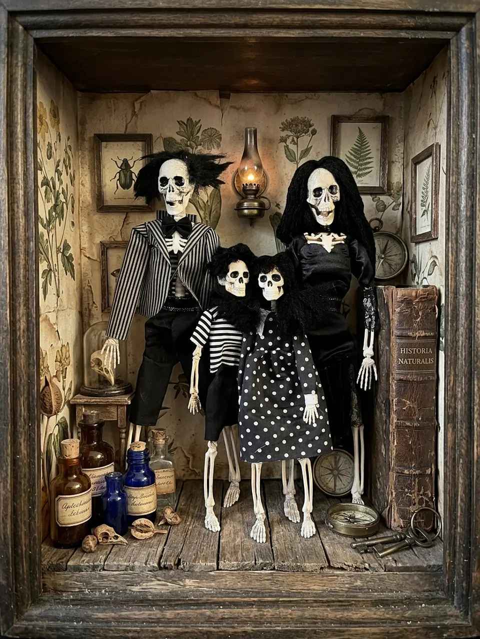 Familia esqueleto 40 cm 2
