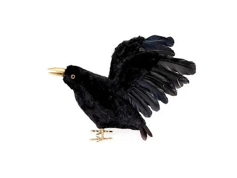 Adorno Halloween Cuervo Negro 25 Cm