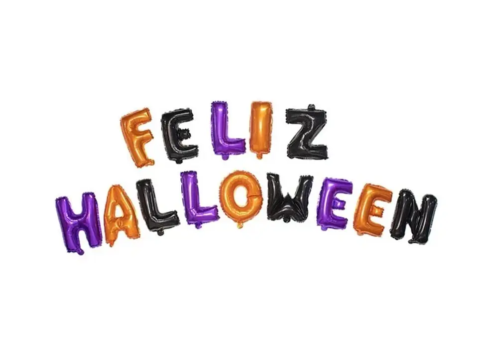 Set globo metálicos Happy Halloween 1