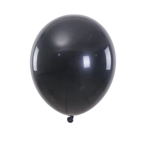 Globo látex negro 25 unidades 30 cm