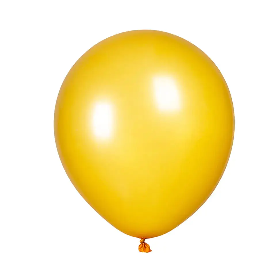 Globo metalizados dorado 50 unidades 30 cm  1