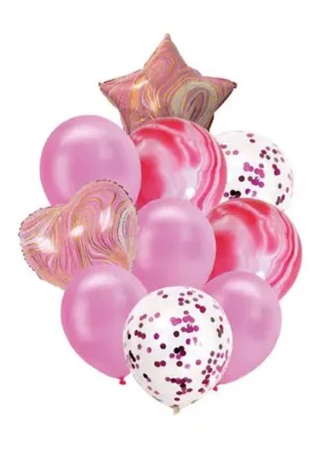 Set de globos Estrella 10 unidades