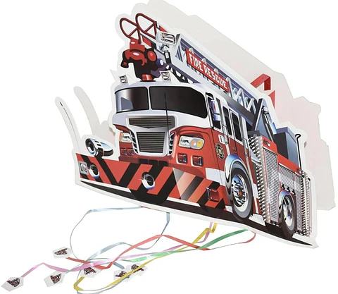 Piñata plegable bombero