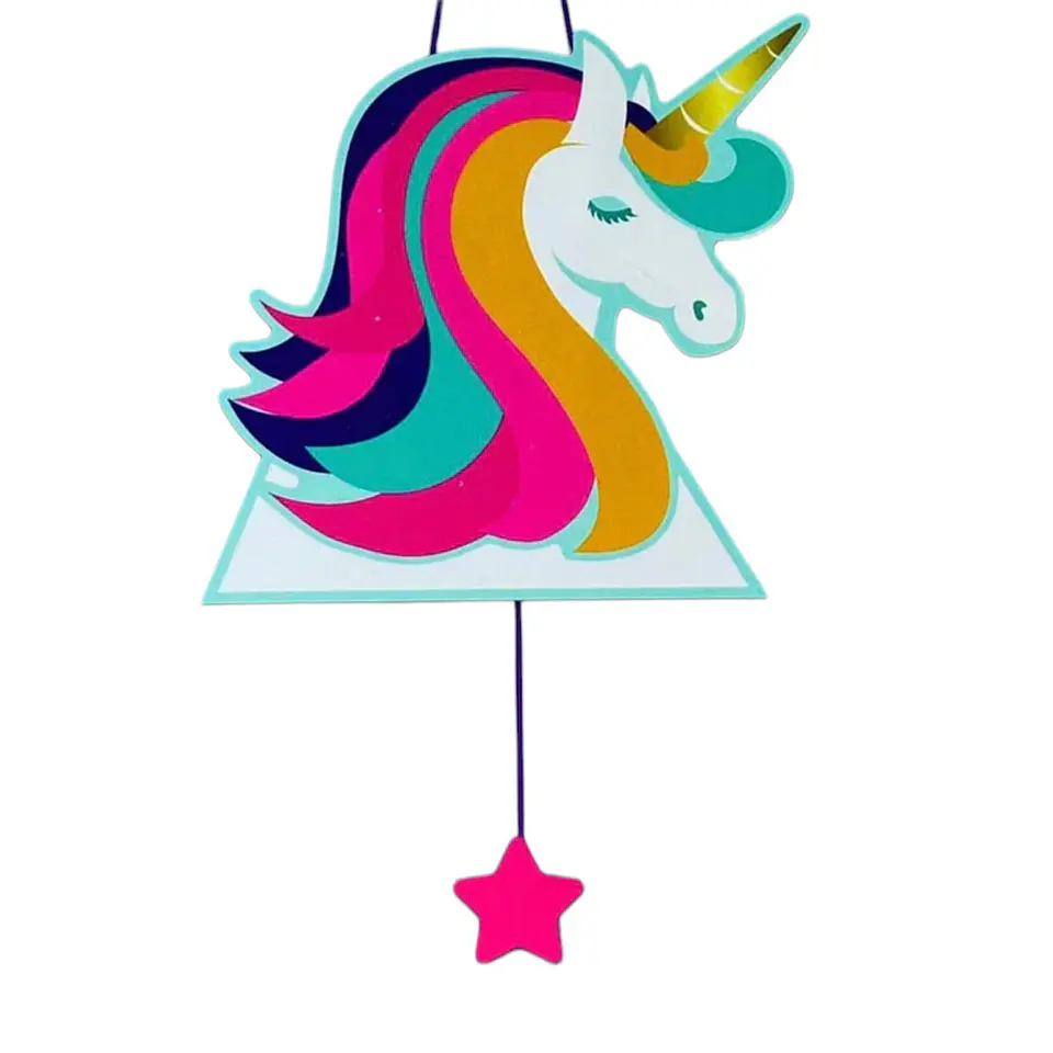 Piñata plegable unicornio 1