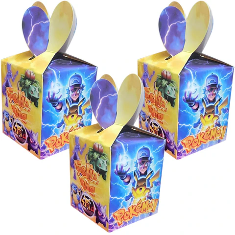 Cajitas sorpresa pokemon 3 unidades