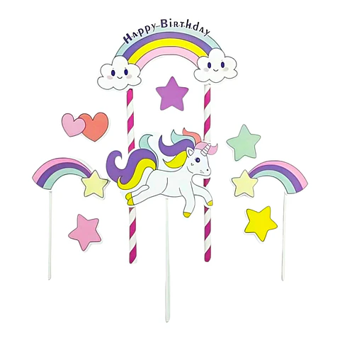 Topper Unicornio 
