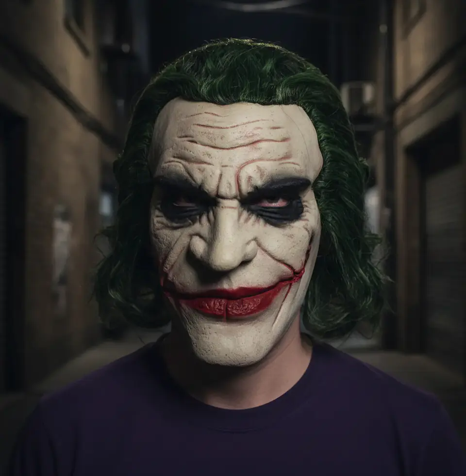 Máscara látex Joker wason 2