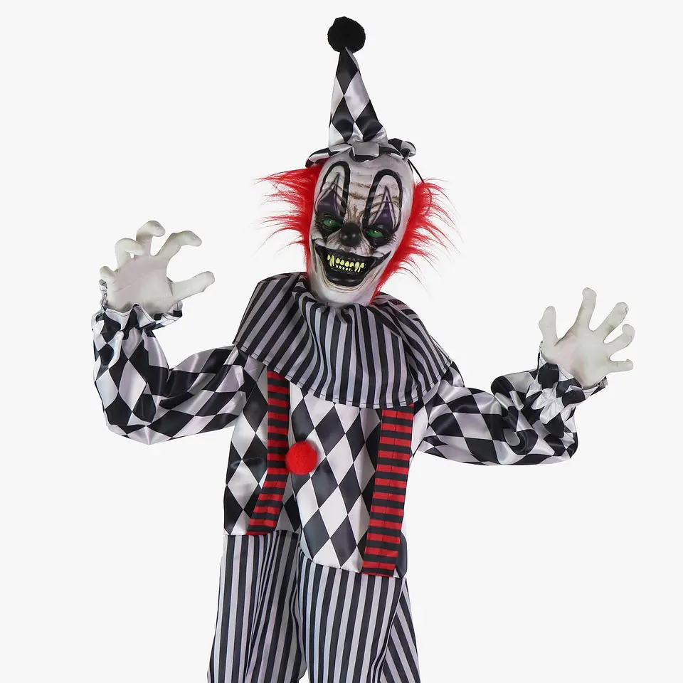 Payaso terrorifico animatronic 180 cm 2