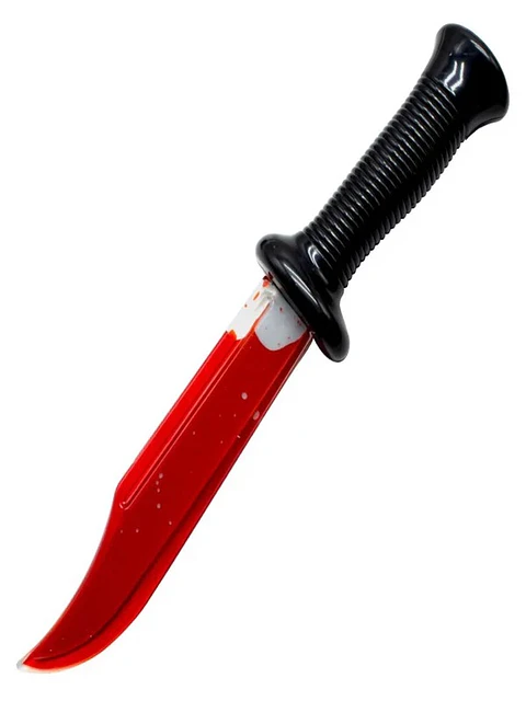 Cuchillo Sangriento Plástico 1 Unidad