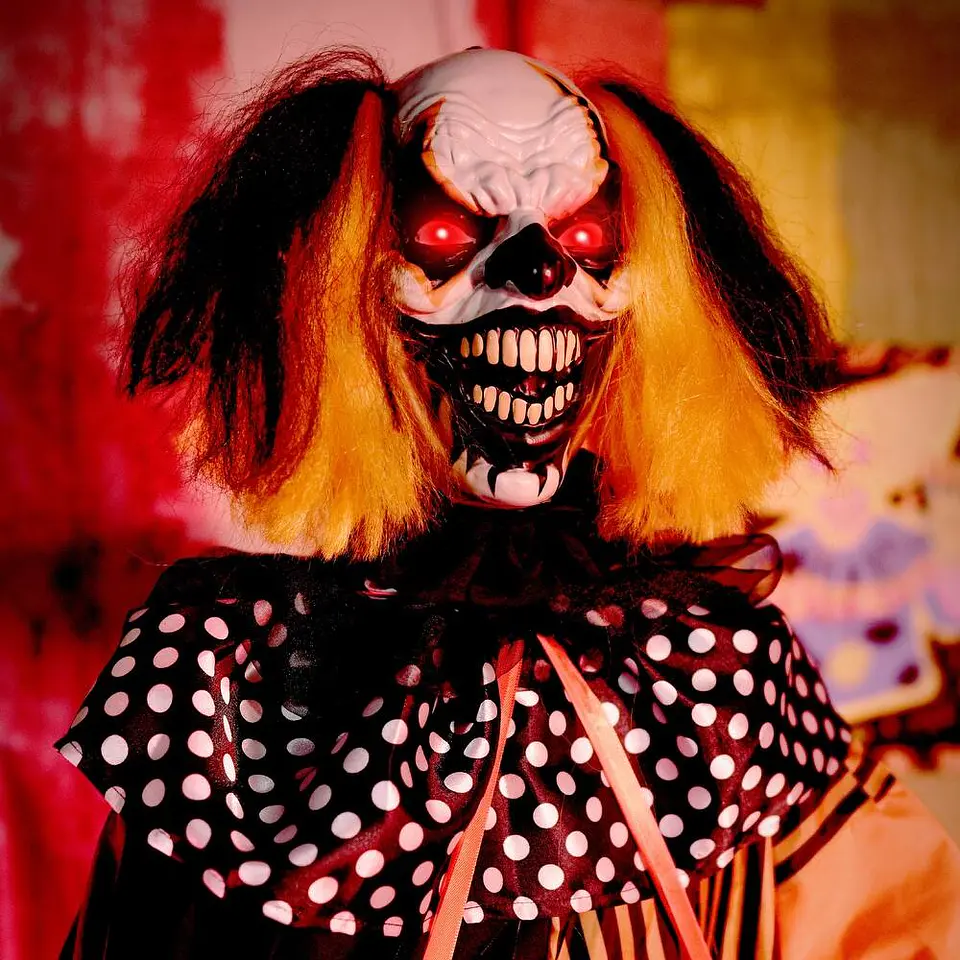Payaso cabeza animatronic  2