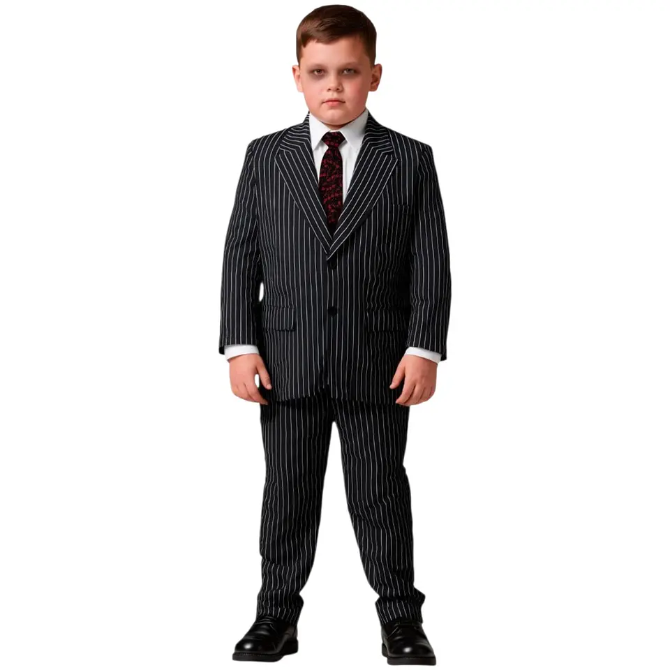 Disfraz Niño Gomes Addams Merlina  1