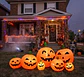 Calabazas inflables decoración exteriores halloween  - Miniatura 2