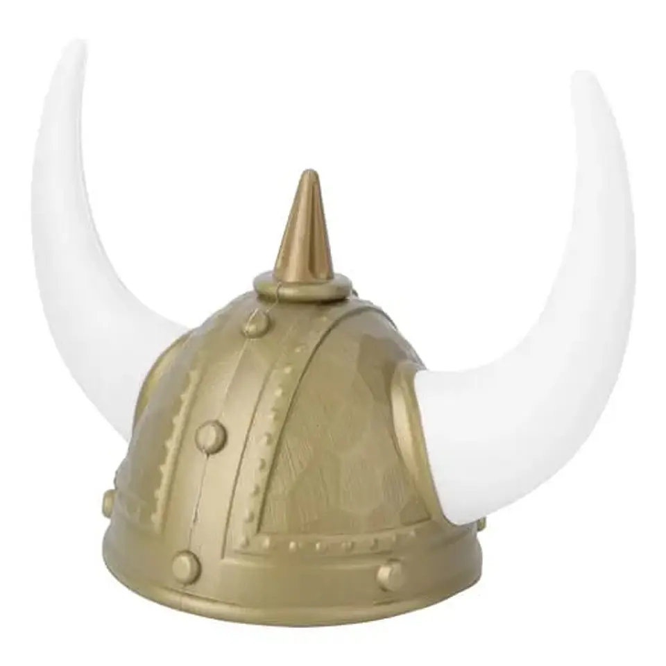 Casco Plástico Vikingo Con Luz  1