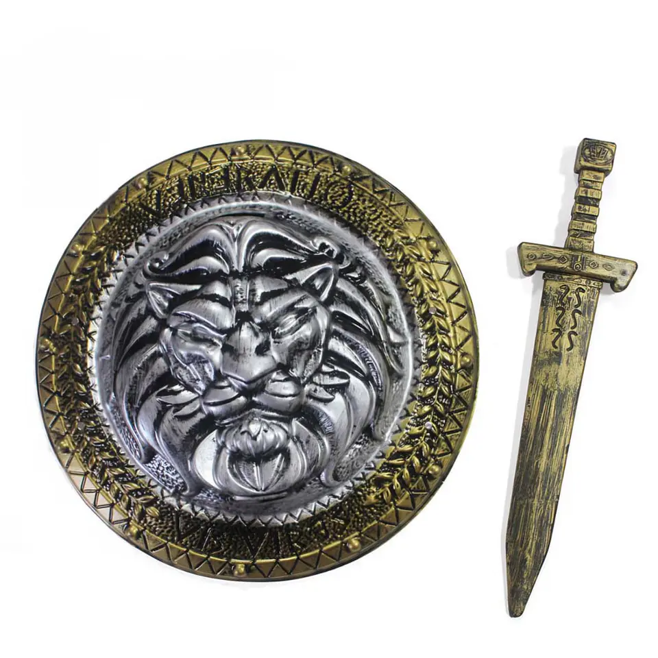 Escudo Plástico Gladiador + Espada 1