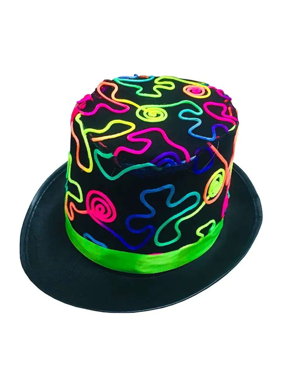 Sombrero Copa Líneas Flúor 1