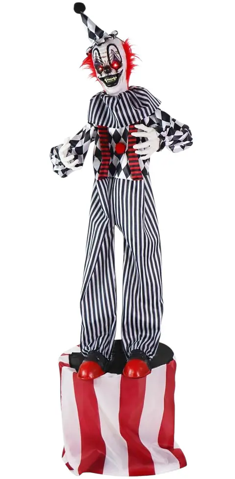 Payaso terrorifico animatronic 180 cm