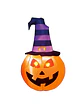 Inflable Calabaza Sombrero Led 180 Cm - Miniatura 1