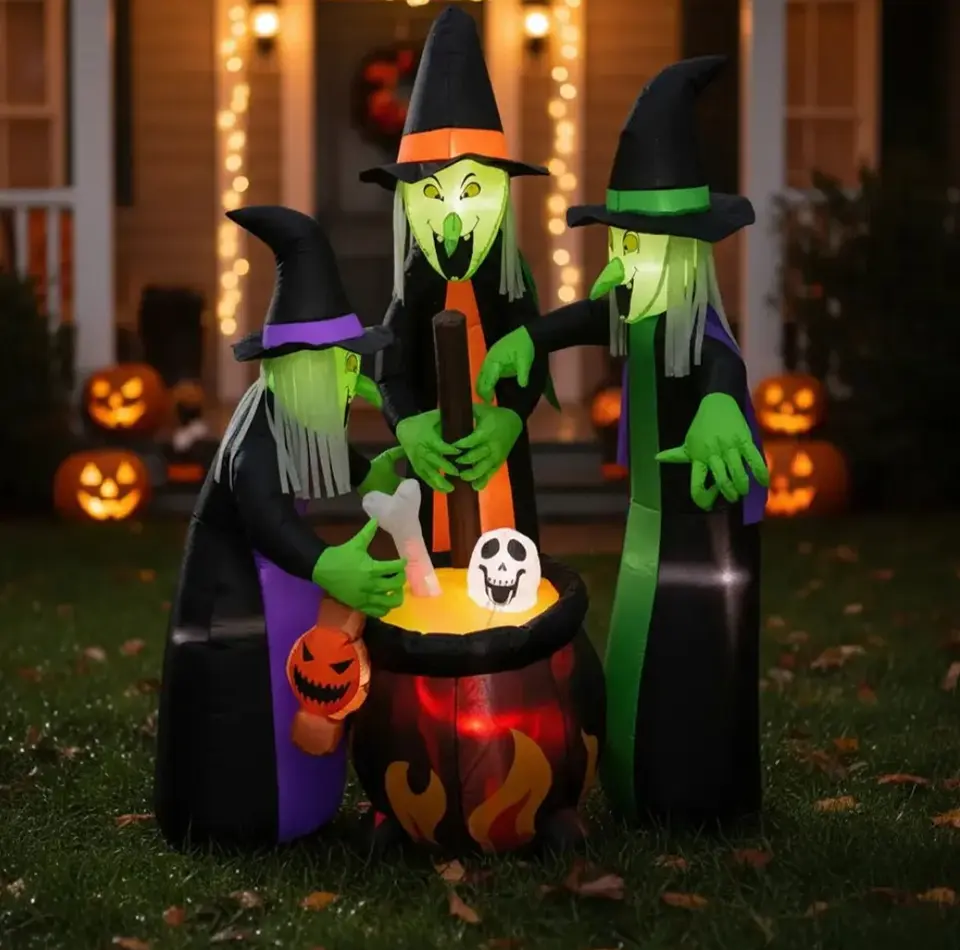 Brujas inflables Halloween 180 cm 2