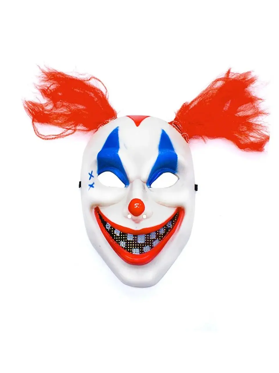 Mascara Plástica Payaso Rojo  1