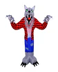 Hombre lobo inflable 180 cm - Miniatura 1
