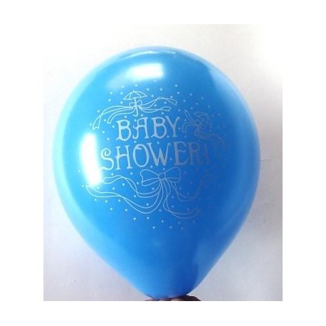 Globo -Baby Shower- Celeste (25 Unds.)