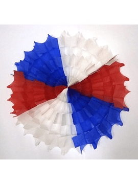 Adorno Fiestas Patrias Pared Tricolor, 50 cm