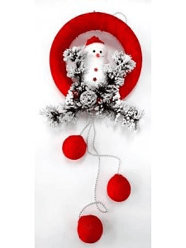 Colgante- Navidad- Muñeco de Nieve Chico