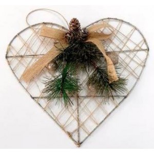 Colgante -Navidad- Corazón Decorativo