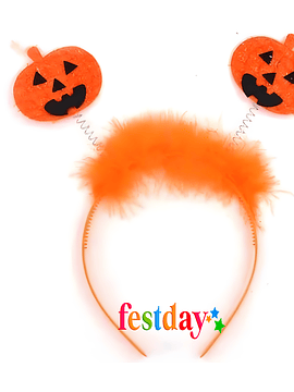 Cintillo Halloween calabaza