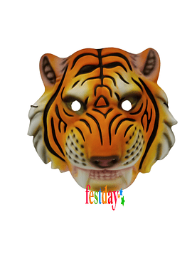 Máscara Tigre -Goma Eva