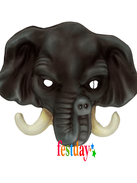 Máscara Elefante -Goma Eva